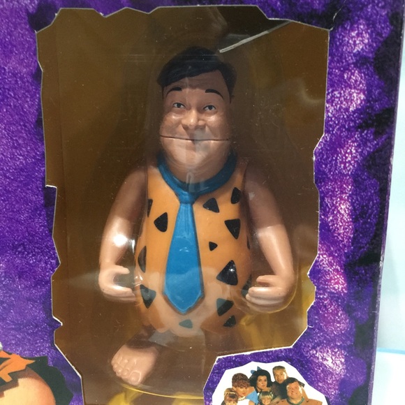 THE FLINTSTONES NWT BIG BITE FRED w/Sealed Box - Picture 2 of 11